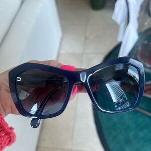 Blue Chanel Sunglasses AUTHENTIC
